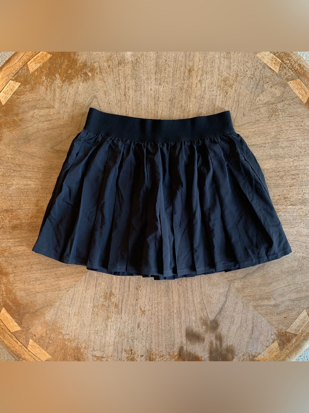 BuffBunny Onyx Black Court Pleated Skort